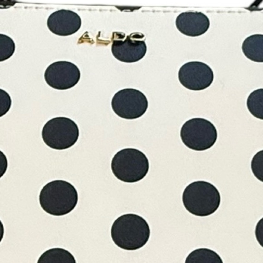 Aldo Polka Dot Shoulder Bag Purse Black and White New NWT Handbag - Picture 6 of 6